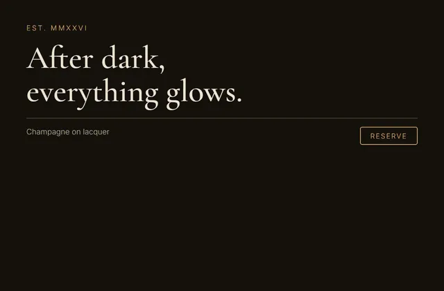 Noir style preview